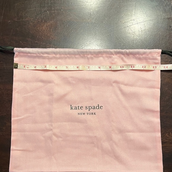 Kate Spade Pink Dust Bag, Approximately 13.5” wide x 11.5” tall - Picture 3 of 9